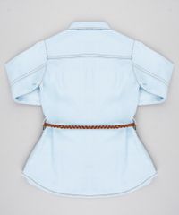 Vestido-Chemise-Jeans-Infantil-com-Bolsos-Manga-Longa-e-Cinto--Azul-Claro-9418160-Azul_Claro_2