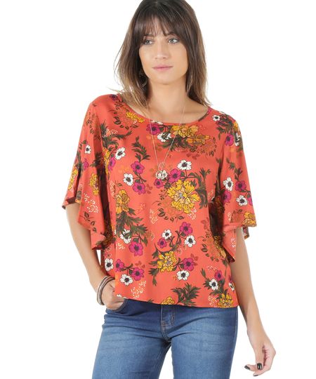 Blusa-Estampada-Floral-Laranja-8465800-Laranja_1