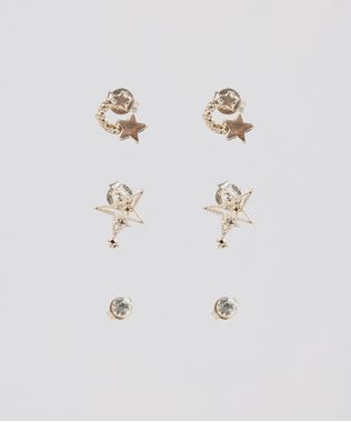 Kit-de-3-Brincos-Femininos-Folheados-Dourado-9544836-Dourado_1