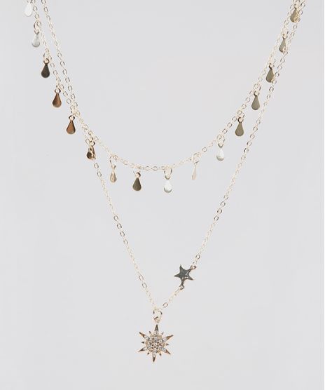 Kit-de-2-Gargantilhas-Femininas-com-Pingente-Dourado-9544839-Dourado_1