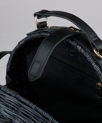 Bolsa-Feminina-de-Palha-Redonda-Media-Transversal--Preta-9254683-Preto_6