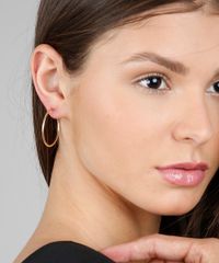 Brinco-Feminino-de-Argola-Folheado-Dourado-9558858-Dourado_2