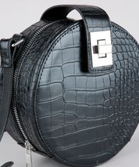 Bolsa-Feminina-Transversal-Pequena-Redonda-Croco-Preta-9485385-Preto_5