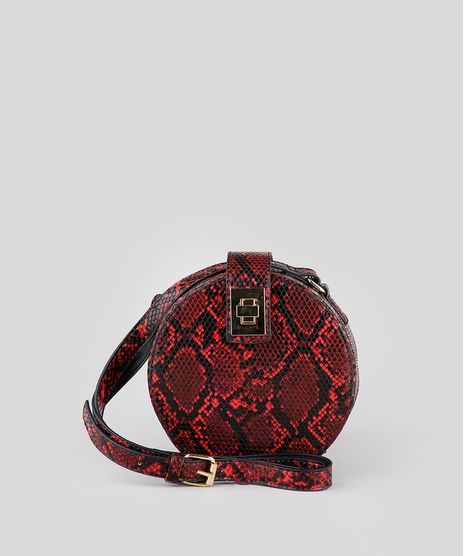 Bolsa-Feminina-Transversal-Pequena-Redonda-Croco-Estampada-Animal-Print-Vermelha-9485385-Vermelho_1