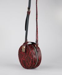 Bolsa-Feminina-Transversal-Pequena-Redonda-Croco-Estampada-Animal-Print-Vermelha-9485385-Vermelho_3