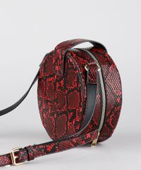 Bolsa-Feminina-Transversal-Pequena-Redonda-Croco-Estampada-Animal-Print-Vermelha-9485385-Vermelho_4