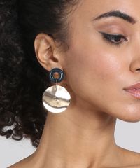 Brinco-Feminino-com-Argola-de-Acrilico-Dourado-9535828-Dourado_2