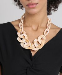 Colar-Feminino-em-Acrilico-Bege-9533467-Bege_2