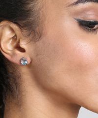 Brinco-Feminino-Folheado-com-Pedra-Zirconia-Prateado-9544845-Prateado_2