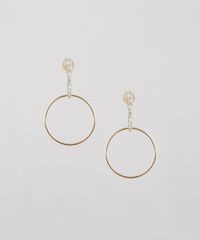 Brinco-Feminino-Folheado-com-Argola-e-Strass-Dourado-9544843-Dourado_1