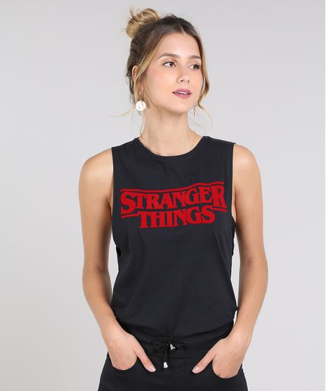 Regata-Feminina-Stranger-Things-Mullet-Cavada-Decote-Redondo-Preta-9627788-Preto_1
