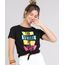 Blusa-Feminina-Cropped--The-Future-is-Bright--com-No-Manga-Curta-Decote-Redondo-Preta-9576230-Preto_1