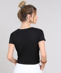 Blusa-Feminina-Cropped--The-Future-is-Bright--com-No-Manga-Curta-Decote-Redondo-Preta-9576230-Preto_2