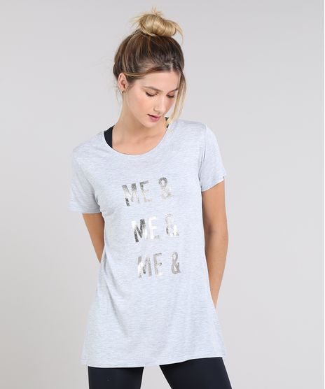 Blusa-Feminina-Esportiva-Ace--Me---Me--Alongada-Manga-Curta-Decote-Redondo-Cinza-Mescla-Claro-9548575-Cinza_Mescla_Claro_1