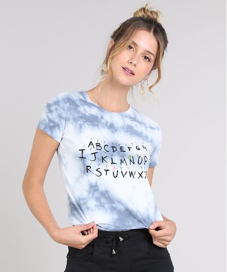 Blusa-Feminina-Stranger-Things-Alfabeto-Manga-Curta-Decote-Redondo-Off-White-9640456-Off_White_1