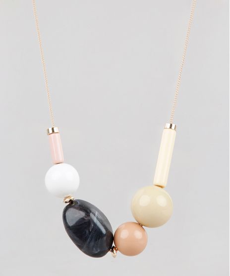Colar-Feminino-com-Pingentes-de-Acrilico-Dourado-9545802-Dourado_1
