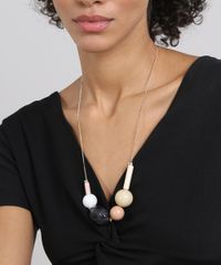 Colar-Feminino-com-Pingentes-de-Acrilico-Dourado-9545802-Dourado_2