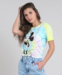 Blusa-Feminina-Mickey-Estampada-Tie-Dye-Manga-Curta-Verde-9591792-Verde_1