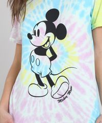 Blusa-Feminina-Mickey-Estampada-Tie-Dye-Manga-Curta-Verde-9591792-Verde_4