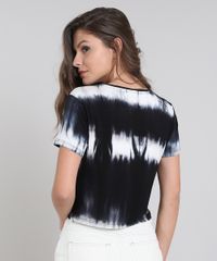 Blusa-Feminina-Cropped--90-s--Estampada-Tie-Dye-Manga-Curta-Preta-9617704-Preto_2