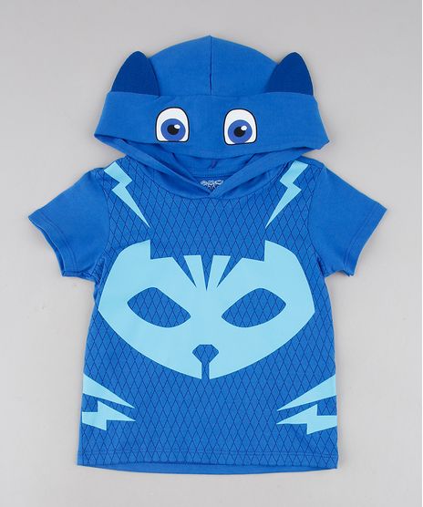 Camiseta-Infantil-Estampada-PJ-Mask-Gato-com-Capuz-Manga-Longa-Azul-9575884-Azul_1