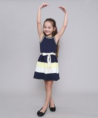 Vestido-Infantil-com-Laco-Sem-Manga-Decote-Redondo-Azul-Marinho-9222071-Azul_Marinho_3