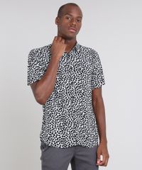 Camisa-Masculina-Relaxed-Estampada-Animal-Print-Manga-Curta-Branca-9524524-Branco_1