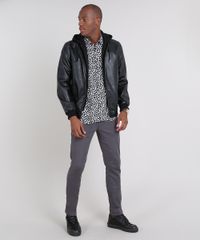 Camisa-Masculina-Relaxed-Estampada-Animal-Print-Manga-Curta-Branca-9524524-Branco_3