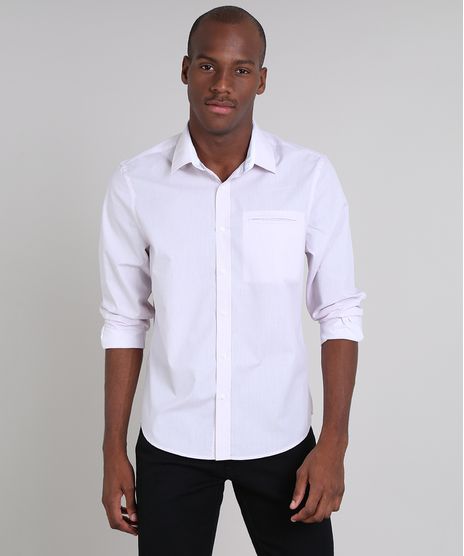 Camisa-Masculina-Comfort-Estampada-com-Bolso-Manga-Longa-Rosa-Claro-9508849-Rosa_Claro_1