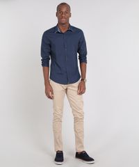 Camisa-Masculina-Slim-Estampada-de-Poa-Manga-Longa-Azul-Marinho-9508847-Azul_Marinho_3