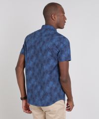 Camisa-Masculina-Comfort-Estampada-de-Coqueiros-Manga-Curta-Azul-Marinho-9523419-Azul_Marinho_2