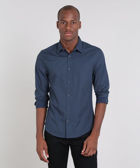 Camisa-Masculina-Slim-Estampada-de-Poa-Manga-Longa-Azul-Marinho-9523395-Azul_Marinho_1 Camisa-Masculina-Slim-Estampada-de-Poa-Manga-Longa-Azul-Marinho-9523395-Azul_Marinho_1
