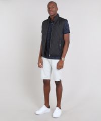 Polo-Masculina-Basica-Mescla-em-Piquet-Manga-Curta-Azul-Marinho-9604210-Azul_Marinho_3