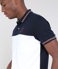 Polo-Masculina-com-Recorte-e-Bordado-Manga-Curta-Azul-Marinho-9527594-Azul_Marinho_4