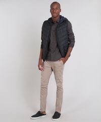 Camisa-Masculina-Slim-Estampada-Manga-Longa-Chumbo-9521524-Chumbo_3