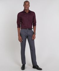 Camisa-Masculina-Comfort-Listrada-com-Bolso-Manga-Longa-Vinho-9465656-Vinho_3