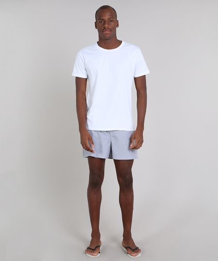 Pijama-Masculino-com-Camiseta-Manga-Curta---Samba-Cancao-Estampada-Listrada-Branco-9556236-Branco_1