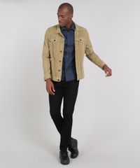 Jaqueta-Masculina-Trucker-em-Veludo-Cotele-Bege-9638427-Bege_3