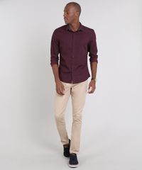 Camisa-Masculina-Slim-Estampada-Manga-Longa-Vinho-9523392-Vinho_3
