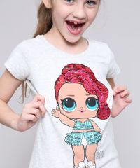 Blusa-Infantil-LOL-Surprise-com-Paete-Dupla-Face-Manga-Curta-Cinza-Mescla-9585667-Cinza_Mescla_4