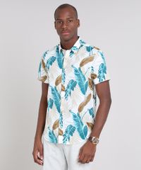 Camisa-Masculina-Comfort-Estampada-de-Folhagem-Manga-Curta-Off-White-9523411-Off_White_1