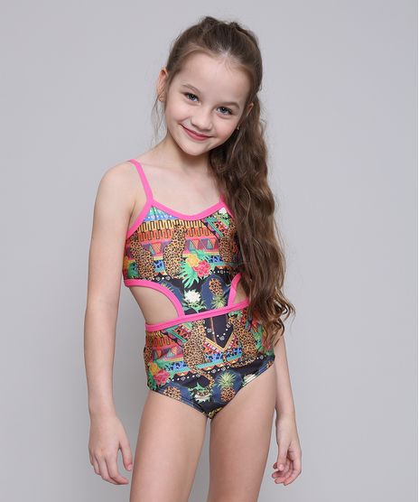 Maio-Infantil-Estampado-Etnico-com-Recortes-e-Protecao-UV50--Preto-9522711-Preto_1