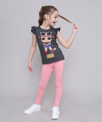 Regata-Infantil-LOL-Surprise-com-Babado-e-Paete-Cinza-Mescla-Escuro-9585670-Cinza_Mescla_Escuro_3