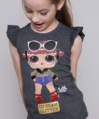 Regata-Infantil-LOL-Surprise-com-Babado-e-Paete-Cinza-Mescla-Escuro-9585670-Cinza_Mescla_Escuro_4