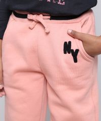 Calca-Infantil--NY--em-Moletom-Coral-9347381-Coral_4