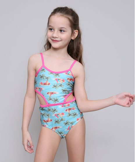 Maio-Infantil-Estampado-Tropical-com-Recortes-e-Protecao-UV50--Azul-Claro-9522710-Azul_Claro_1
