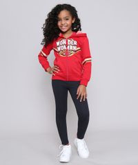 Blusao-Infantil-Mulher-Maravilha-em-Moletom-com-Pelo-no-Capuz-Vermelho-9362180-Vermelho_3