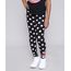 Calca-Legging-Infantil-Minnie-Estampada-de-Poa-Preta-9543805-Preto_1
