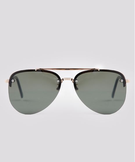 Oculos-de-Sol-Aviador-Unissex-Dourado-9671596-Dourado_1