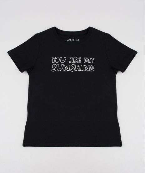Blusa-Infantil--Sunshine--com-Bordado-Manga-Curta-Preta-9616328-Preto_1